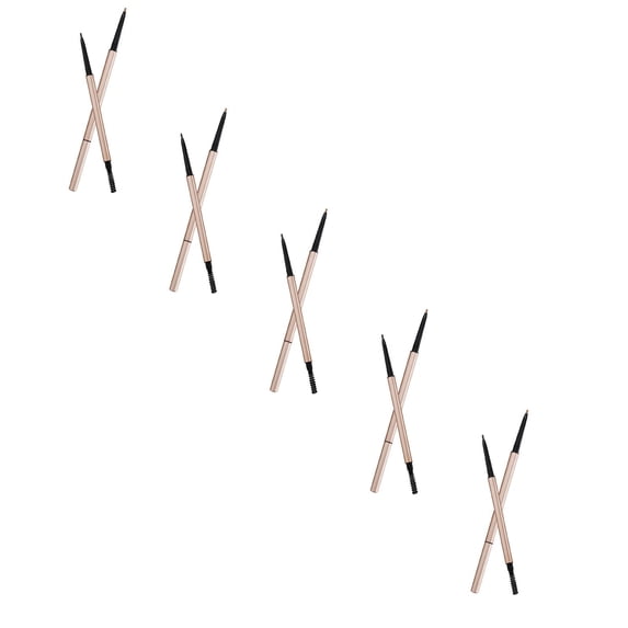 Eyebrow Pencil - Ultra Fine Mechanical Pencil, Waterproof, Dual End Brow Pencil with Spoolie, Smooth Blend, Precise Tip, Long-Lasting, Natural Look, Eyebrow Makeup, Men and Women, 0.63oz, 1 Pack