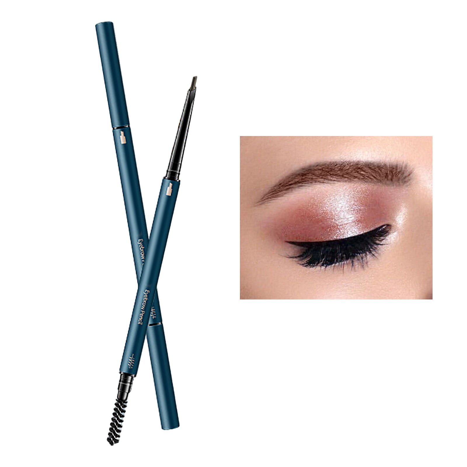 Eyebrow Pencil Waterproof Long Lasting Not Fading Triangle Tip Natural ...