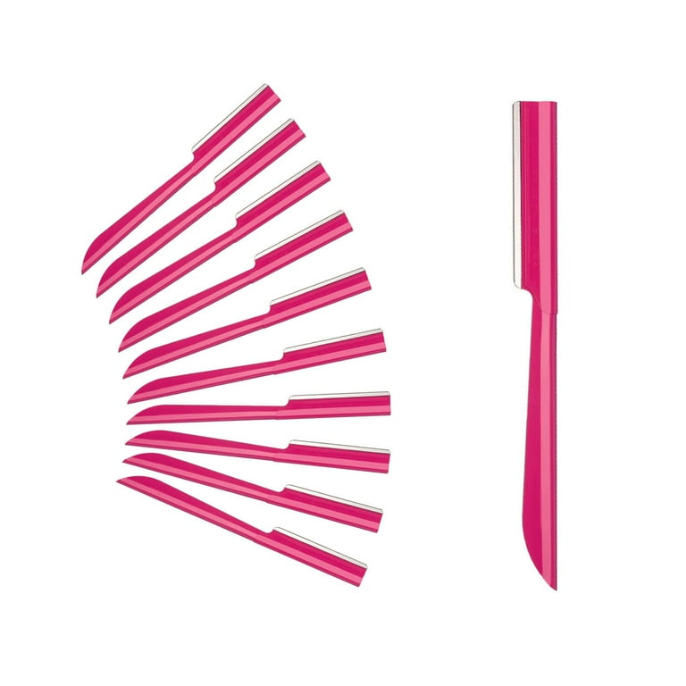 Eyebrow Razor, 10Pcs Face Razor for Women Exfoliating Dermaplaning 