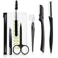 thumbnail image 1 of Eyebrow Razor Kit, 6 in 1 Professional Eyebrow Grooming Set for Women and Men, Including 3 Eyebrow Razors Trimmer,1 Tweezer,1 Scissor,1 Eyelashes Roller,1 Storage Bag, 1 of 8