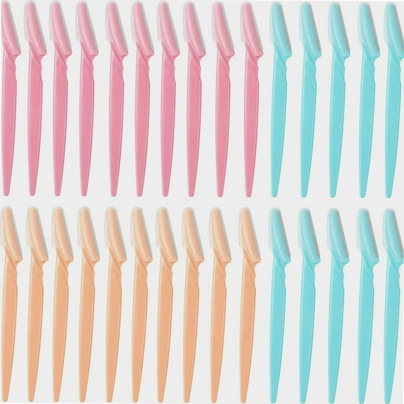 Eyebrow Razor for Women, Facial Razor 30 Pcs Eyebrow Shaver Eyebrow Razors for Women Face, Face Razors for Women and Men with Precision Cover