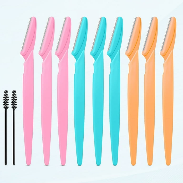 Eyebrow Razors Face Razors for Women Face Shavers Professional Multi Purpose Exfoliating Dermaplaning Tool Face Removal with Safety Cover Dermaplane Leaving Skin Soft Without Any Scratching Walmart ...