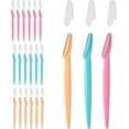 thumbnail image 1 of Eyebrow Razors Shaper 18Pcs Facial Hair Remover Face Shaver Trimmer Safety Facial Exfoliating Tool for Women and Men, 1 of 5