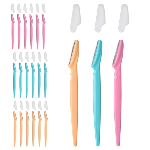 Eyebrow Razors Shaper 18Pcs Safety Facial Hair Remover Face Shaver Trimmer Exfoliating