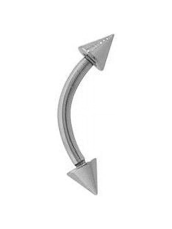 Eyebrow Ring Curved Barbell Anodized G5 Solid Titanium 16G Cartilage Rook Daith