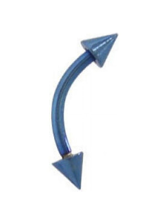 Eyebrow Ring Curved Barbell Anodized G5 Solid Titanium 16G Cartilage Rook Daith