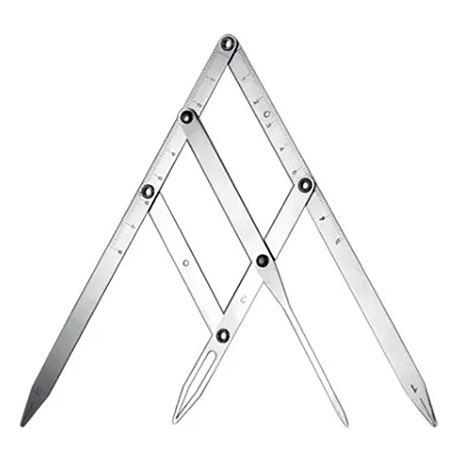 Eyebrow Ruler 3 Point Positioning Flexible Arm Removable Foldable ...