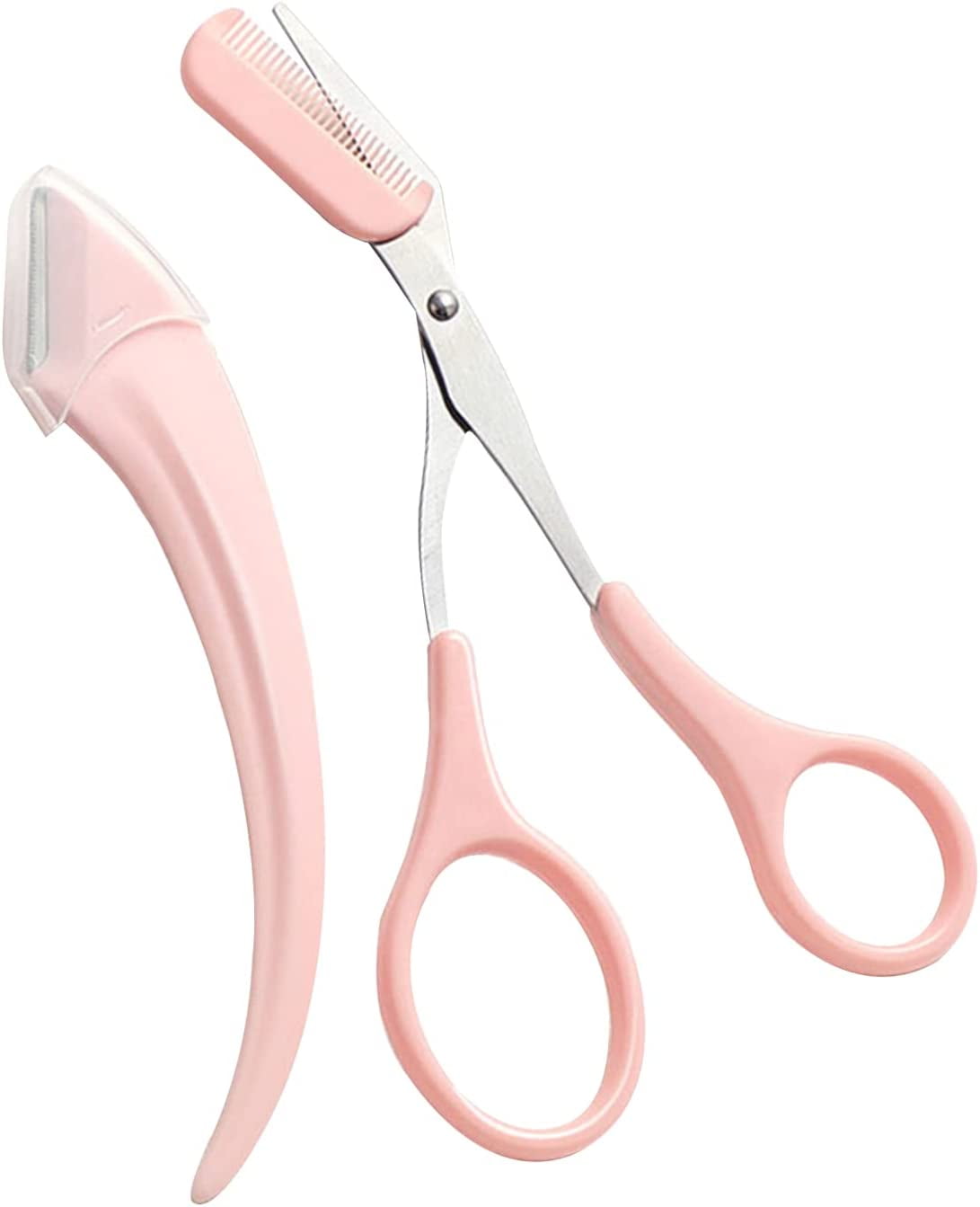 Eyebrow Scissors with Comb | Eyebrow Trimmer Set | 2-Piece Set