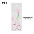 thumbnail image 1 of Eyebrow Scissors, Eyebrow Trimmers, Stainless Steel Precision Eyebrow Grooming Scissors with Comb and Protective Cover, Ergonomic Comfortable Plastic Handle for Women and Beginners, 1 of 9