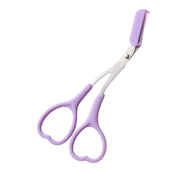 Eyebrow Scissors,Professional Detachable Eyebrow Trimmer Scissors with Comb,Dual-Design Precision for Effortless Grooming,,Non Slip Hair Removal Beauty Accessories for Men Women