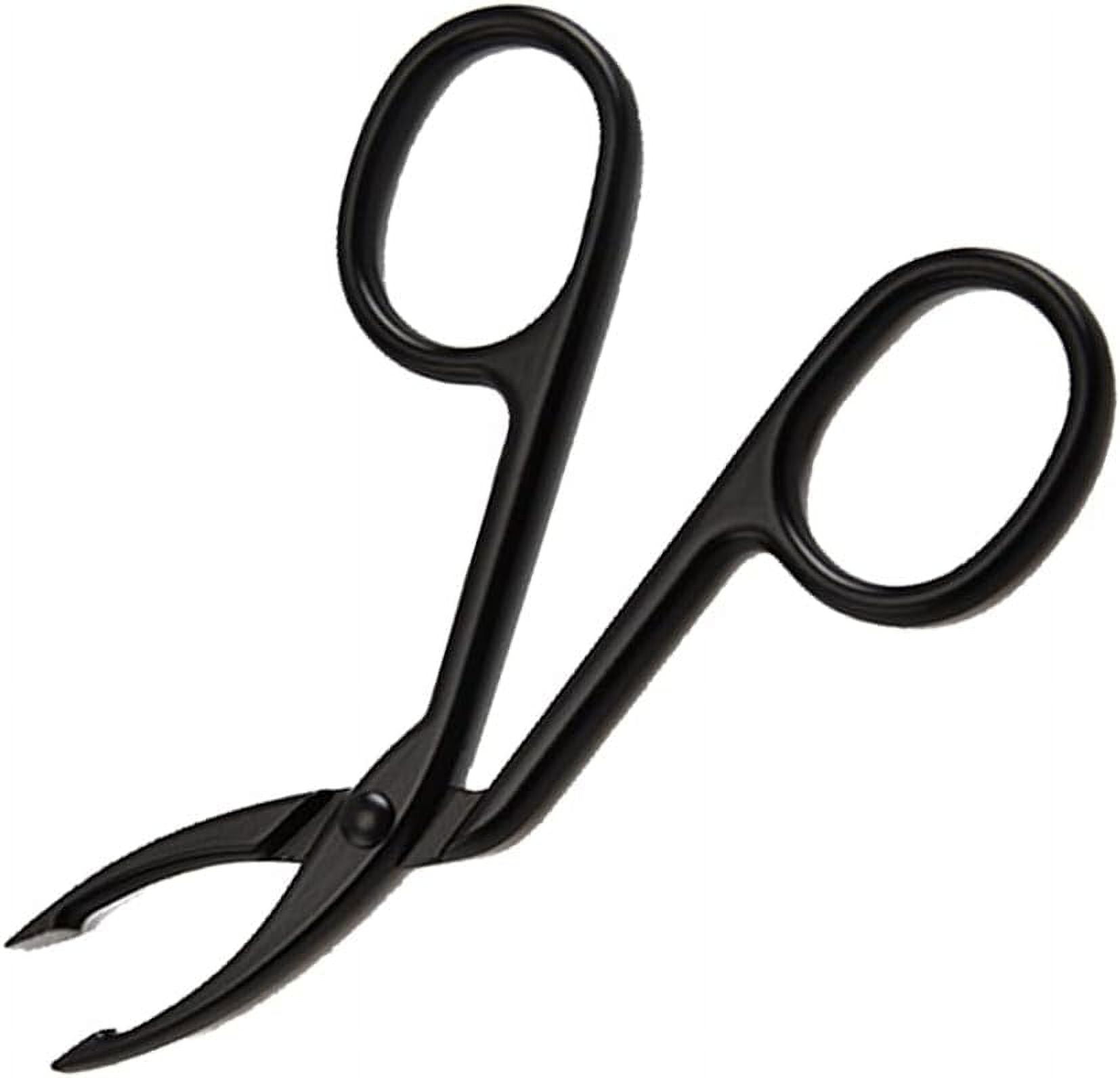 Eyebrow Scissors Tweezers, Professional Tweezers with Scissors Handle
