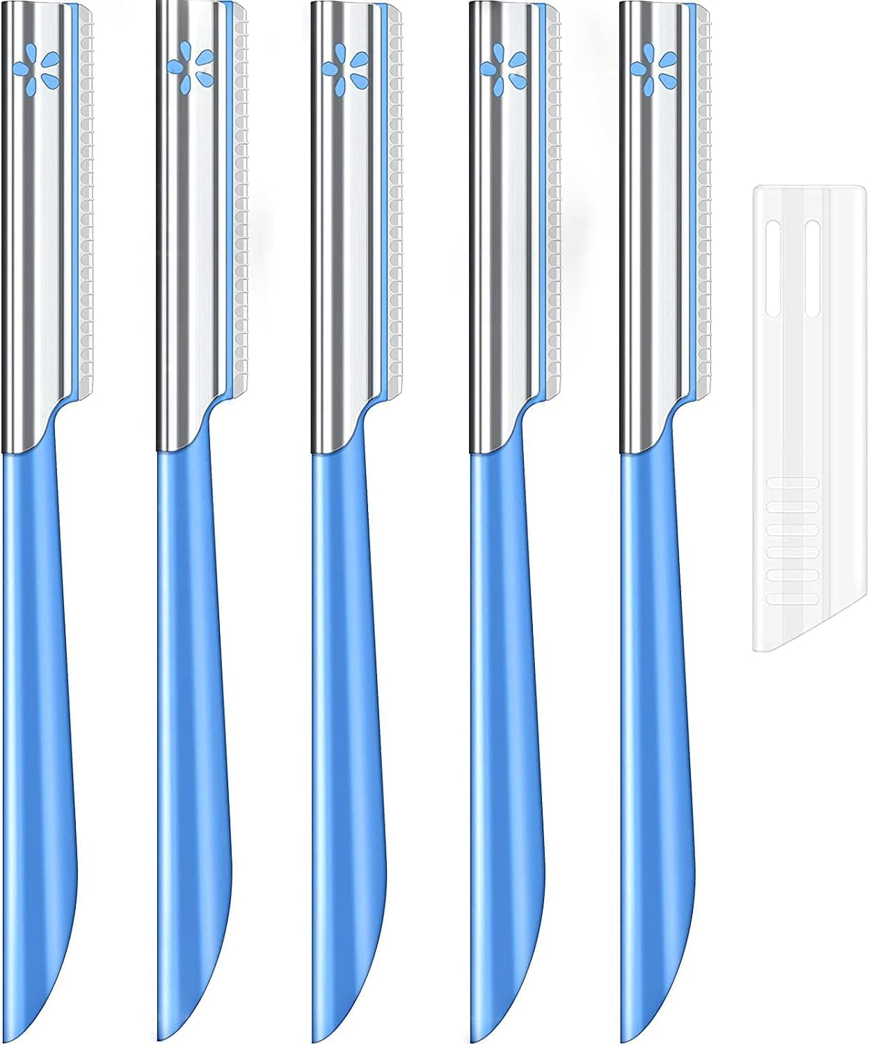 Eyebrow Shaper, Dermaplaning Tool for Facial Hair, Sensitive Skin Trimmer, Non-Slip Grip, Diamond-Cut Blade, Exfoliating Dermaplaning, for Peach Fuzz Removal and Microdermabrasion