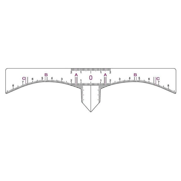 Eyebrow Shaping Sticker Ruler - 50 per Quantity