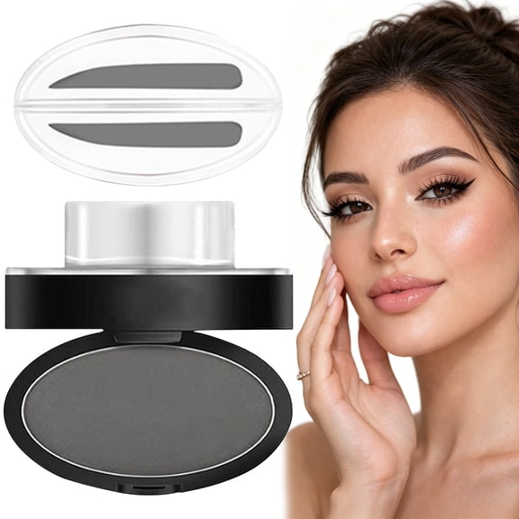 Eyebrow Stamp Kit Eyebrow Stamp Powder Brow Makeup Tool With Stencil For Natural Looking Brows Easy Shaping Filling And Defining Eye Brow Stamps For Women