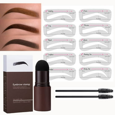 Eyebrow Stamp Stencil Kit One Step Brow Stamp Shaping Kit