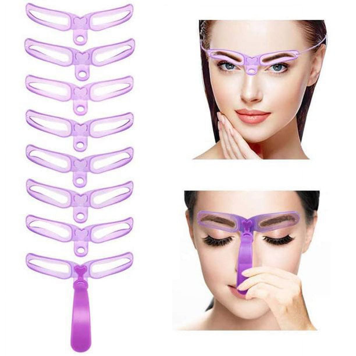 Eyebrow Stencils, Eyebrow Template, 8 Styles Reusable Eyebrow Stencil