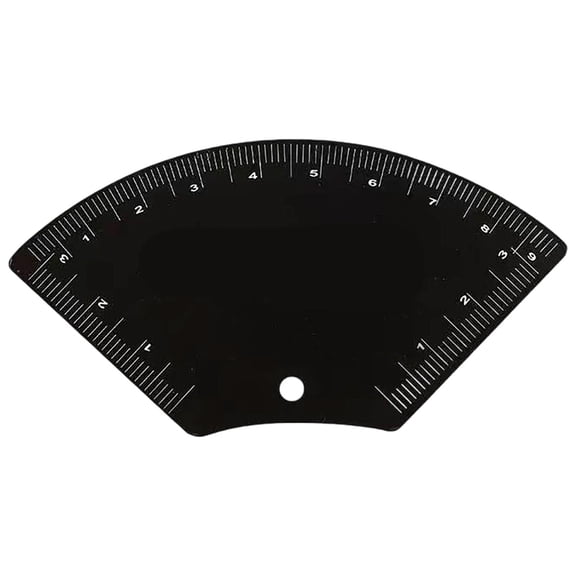 Eyebrow Stencils for Shaping, Alloy Fast Drawing Eyebrow Measuring tool Reusable Double-Sided Brow Mapping Kit for Women Beginner (fan)