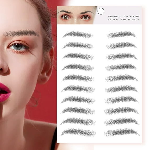 Eyebrow Stickers European Broken Eyebrow Water Transfer Quality Eyebrow Stickers for Effortless Beauty and Brows
