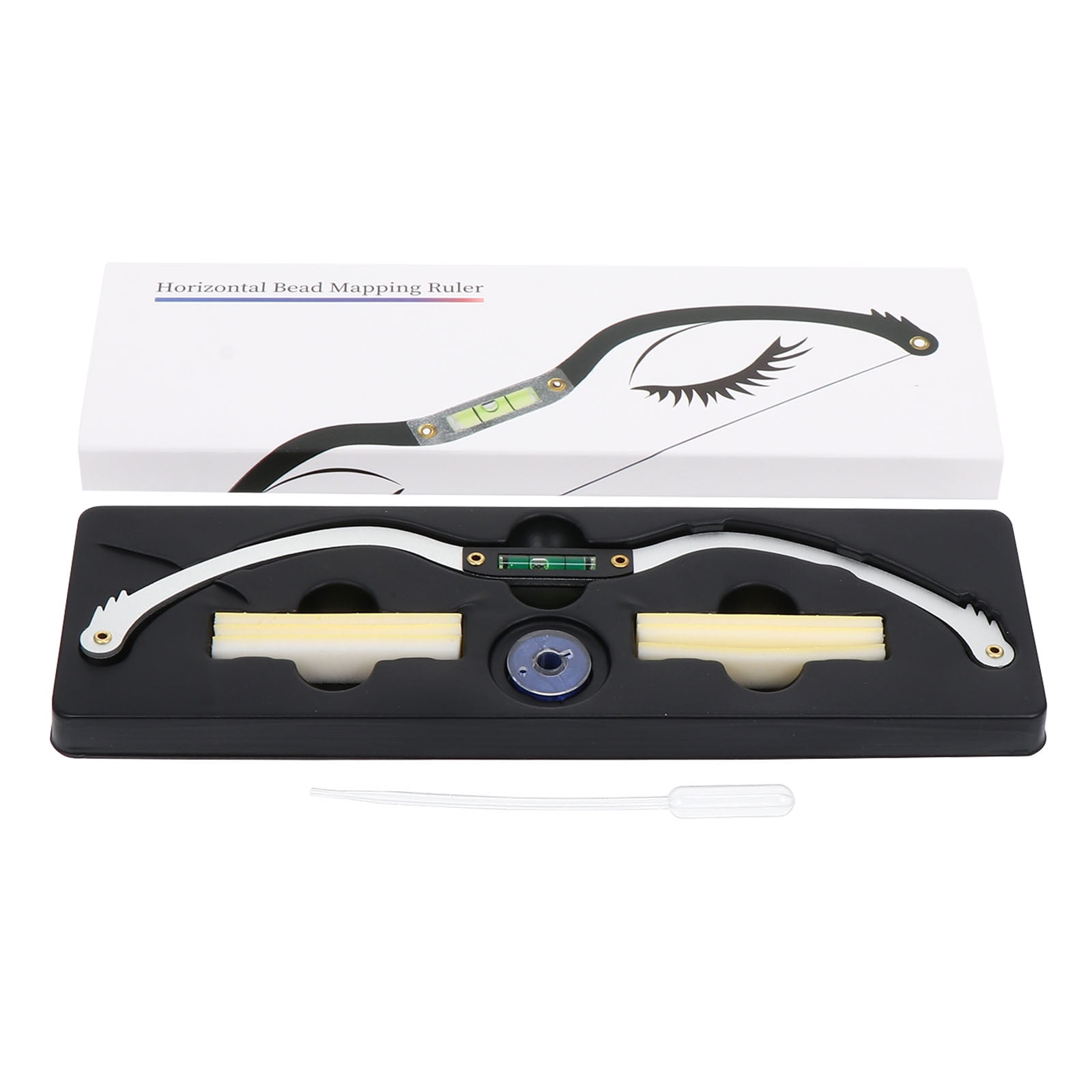 Eyebrow Tattoo Auxiliary Level Ruler Measuring Template Shaping Bow