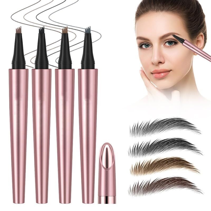 Eyebrow Tattoo Pencil 4 Fork Tip 3d Microblading 2024 Waterproof