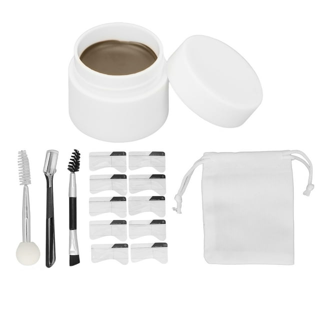 Eyebrow Tint Kit Waterproof Long Lasting Eye Brow Dye Tinting Tool