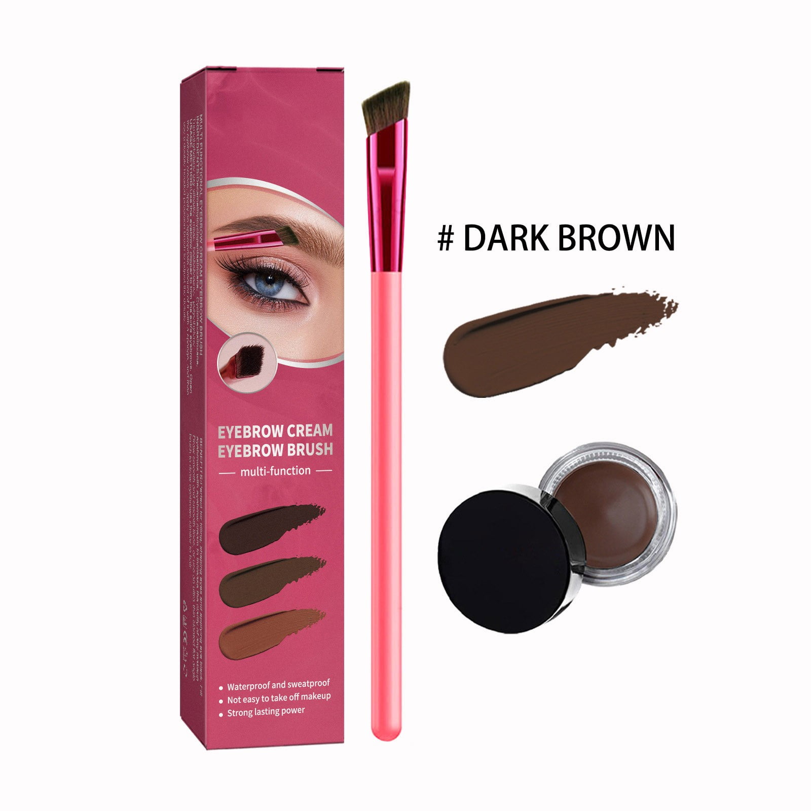 Eyebrow Tinting Practice Flat Makeup Brushes Eyebrow Brow Stamp Dark