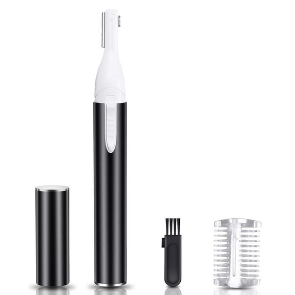 Eyebrow Trimmer, Face Razors for Women, Painless Eyebrow Razor Facial Hair Trimmer with Eyebrow Shaper, Flexible Pivoting Head, Guide Comb and Cleaning Brush for Brows Face Body