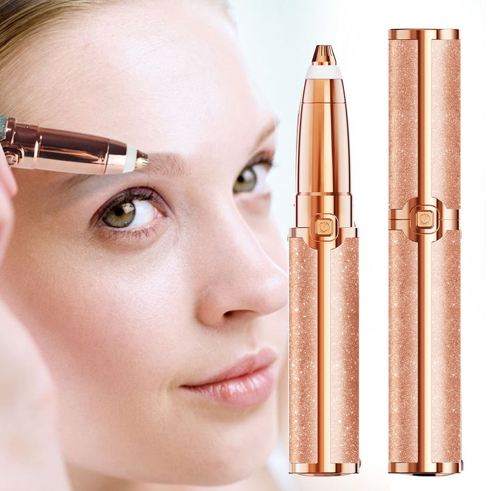 Blossom Træts webspindel Rettsmedicin Eyebrow Trimmer for Women, Rechargeable Hair Cutter Eyebrow Razor Tool Mini  Facial Hair Remover with LED Light - Walmart.com