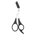 thumbnail image 1 of Eyebrow Trimming Scissors with Combs, Eyebrow Trimmers, Safe Eyebrow Trimming Tool, Beard Trimmer, Easy to Operate for Beginners, Makeup Artist Recommended Eyebrow Scissors, A, 1 of 5