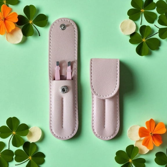 Eyebrow Tweezers Set 2 Piece Facial Beauty Plucking Tools Gifts for Women