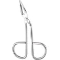 thumbnail image 1 of Eyebrow Tweezers Women Stainless Professional Scissors Handle Slant Tip Flat eezers Hair Pluckers Brow Pliers Clip Shaping Crafting Care Beauty Tools for Women and Men, Straight Hairgripping (Sliver), 1 of 5