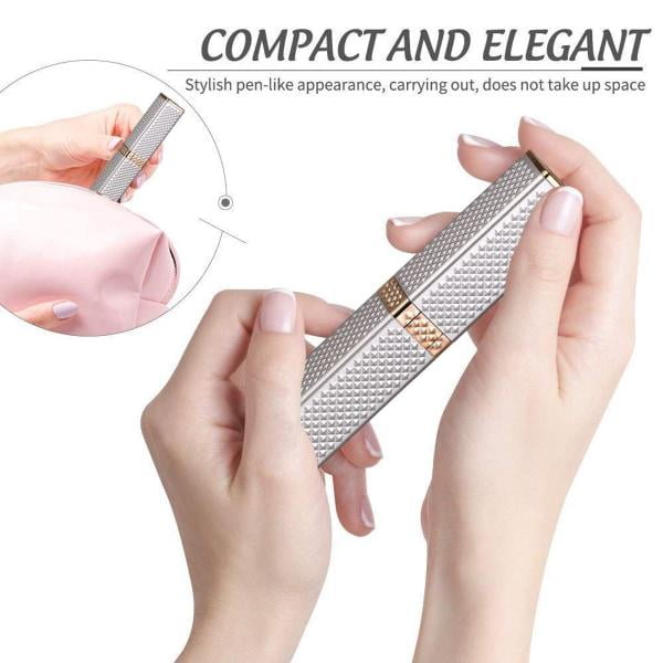 Eyebrow and Facial Hair Remover 2In1 Rechargeable, with Led Light