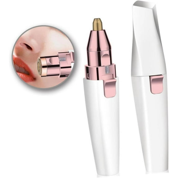 Eyebrow and Facial Hair Remover for Women,USB 2 in 1 Razor with LED Light for Painless Hair Removal