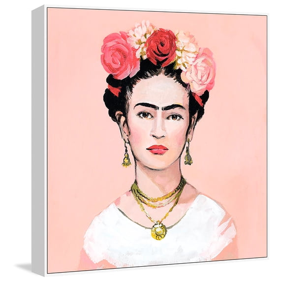Eyebrows Floater Framed Painting Print on Canvas