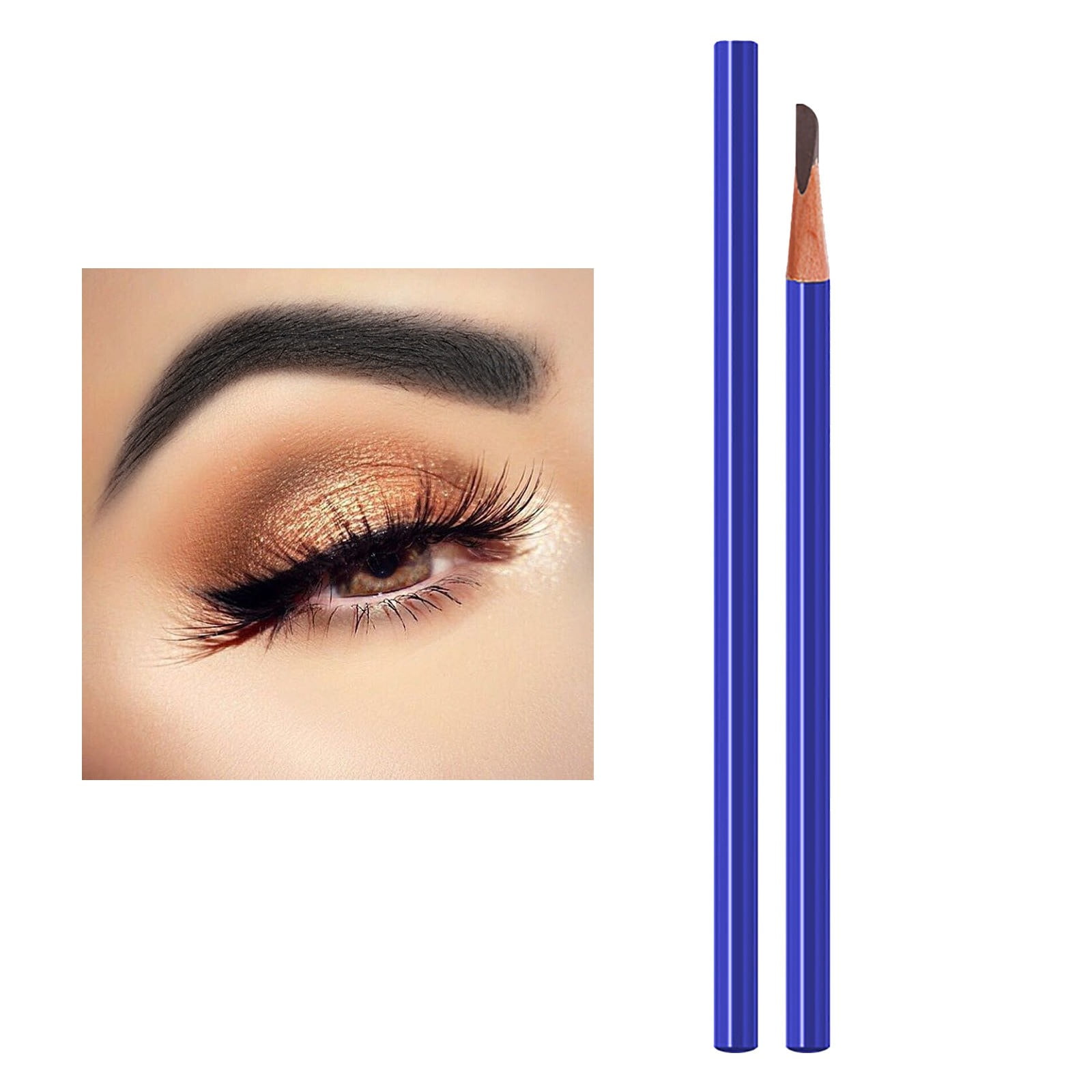 Eyebrows Stencils Eyebrow Brow Pencil Beginner Eyebrow Brush Long Ended ...