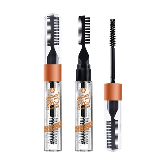 Eyebrows Styling Gel - Natural Lasting Eyebrow Solution, Transparent Double Head, Lightweight Hold, Buildable Styling, Easy Grooming, Daily Makeup, Beauty Tool, Holiday Gift, Makeup Organizers