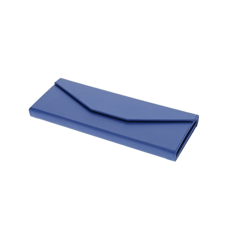 Eyecessories Trifold Medium Eyeglass Case Navy Blue Unisex 1 Count