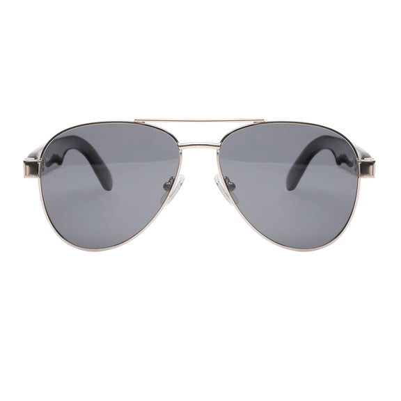 Eyefly Rx'able Unisex Rechargeable Bluetooth Sunglasses, Sonic, Gold, 56.0-15.0-145, with Case