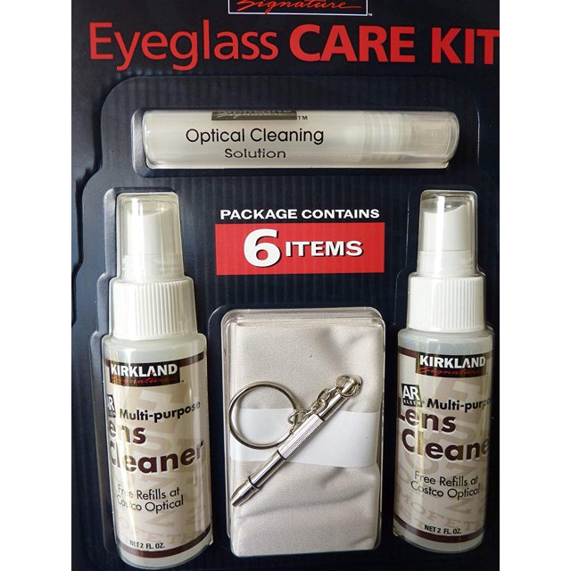 Eyeglass CARE KIT 6 pack screwdriver Keychain / Microfiber Cloth / Lens
