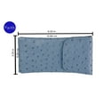 thumbnail image 1 of Eyeglass Case Top Closure, Slip In Eyeglass Case Soft Faux Ostrich Leather Fits Large Glasses, Women Men, 1 of 9