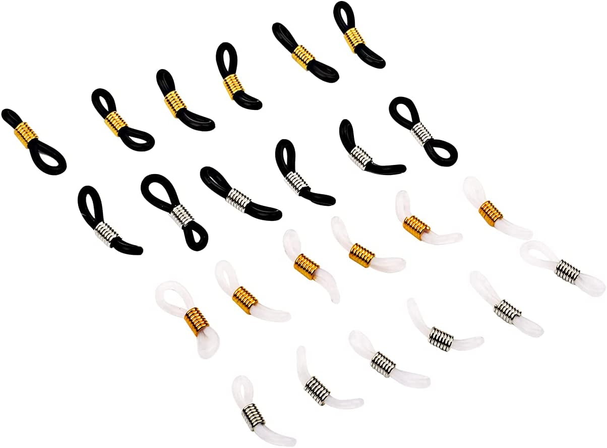 Silicone Rubber Glasses Chain Holder - Black approx 5 pr Silicone Rubber Glasses Chain Holder - Black approx 5 pr