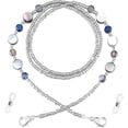 thumbnail image 1 of Eyeglass Chain Strap Holder Cord Fashion Eyewear Retainer Crimmy Reading Eyeglass Necklace, 1 of 6