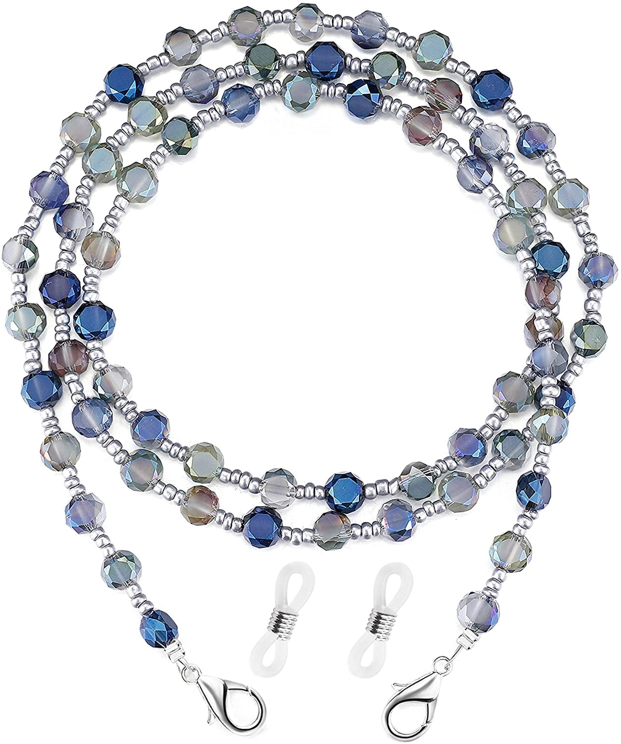Gold Plated Eyeglass Holder Cord With Bead - AL914 Style, 10 Inch Length
