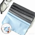 thumbnail image 1 of Eyeglass Cleaning Cloths, Island Silk Suede Double-Sided Lens Wipes 5 Pack, Lint-Free Microfiber Suitable for Eyeglasses, Sunglasses, Screens & Optical Devices, 1 of 5