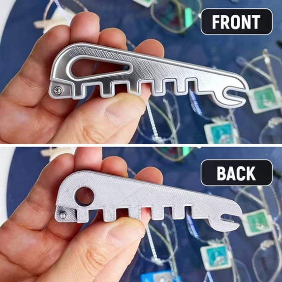 Eyeglass Curvature Adjuster, Plastic Glasses Frame Bender and Temple Arms Nose Pads Adjuster Professional Optician Tool for DIY Glasses Repair, 1 Pcs, 3.35 Inches