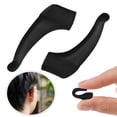 thumbnail image 1 of Eyeglass Ear Grips, Anti Slip Soft Silicone Glasses Ear Hooks, No-slip Comfort Eyeglasses Ear Grip Sleeve Retainer for Reading Glasses Sunglasses Sports Glasses to Stop Sliding, 0.48x1.3 inch, 1 of 4
