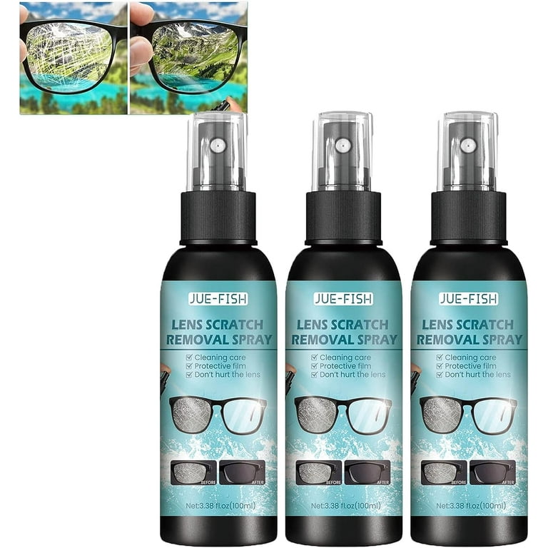  Lens Scratch Removal Spray, Eyeglass Windshield Glass Repair  Liquid, Eyeglass Glass Scratch Repair Solution, Lens Scratch Remover,  Glasses Cleaner Spray for Sunglasses Screen Cleaner Tools (1pc) : Health &  Household