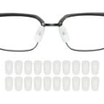 thumbnail image 1 of Eyeglass Nose Pads Silicone Anti-Slip Glasses Nose Grips Slip-on Glasses Nose Pads for Plastic Frames Glasses Sunglasses 10 White, 1 of 7