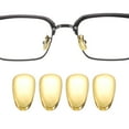 thumbnail image 1 of Eyeglass Nose Pad Thickness Anti-Slip Glasses Nose Grips for Plastic Frames Gold, 1 of 7