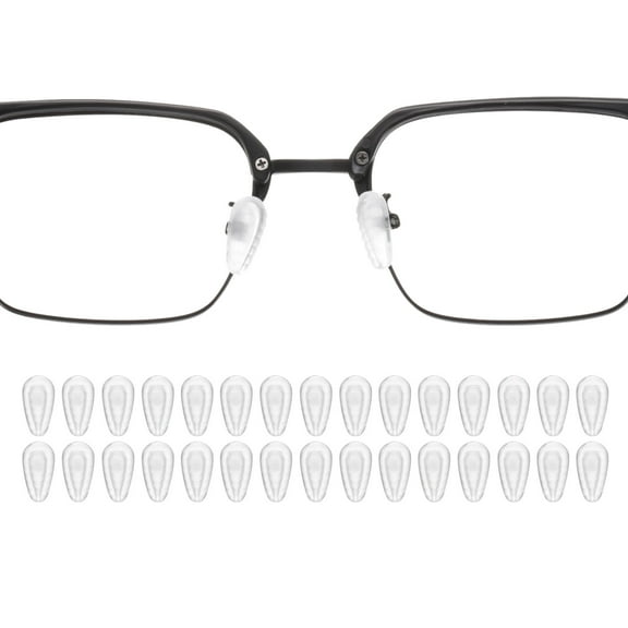 Eyeglass Nose Pads, Silicone Anti-Slip Glasses Nose Grips Air Bag Screw-in Glasses Nose Pads for Plastic Frames Glasses 15